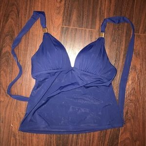 Victoria’s Secret Tankini Halter Top S - Navy Blue